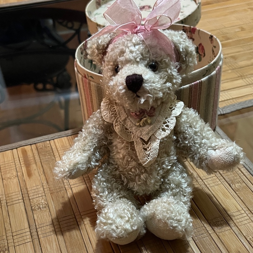 Boyds Bear Chloe #99379H w/ Floral Hatbox - Head Bean
Collection